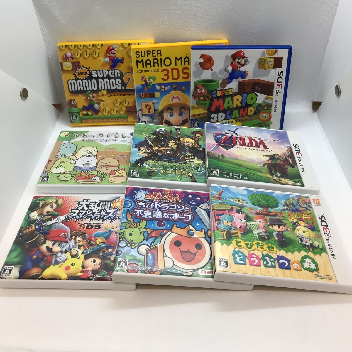 送料無料】 ニンテンドー3DSソフト まとめ売り アラカルト 33本 ケース