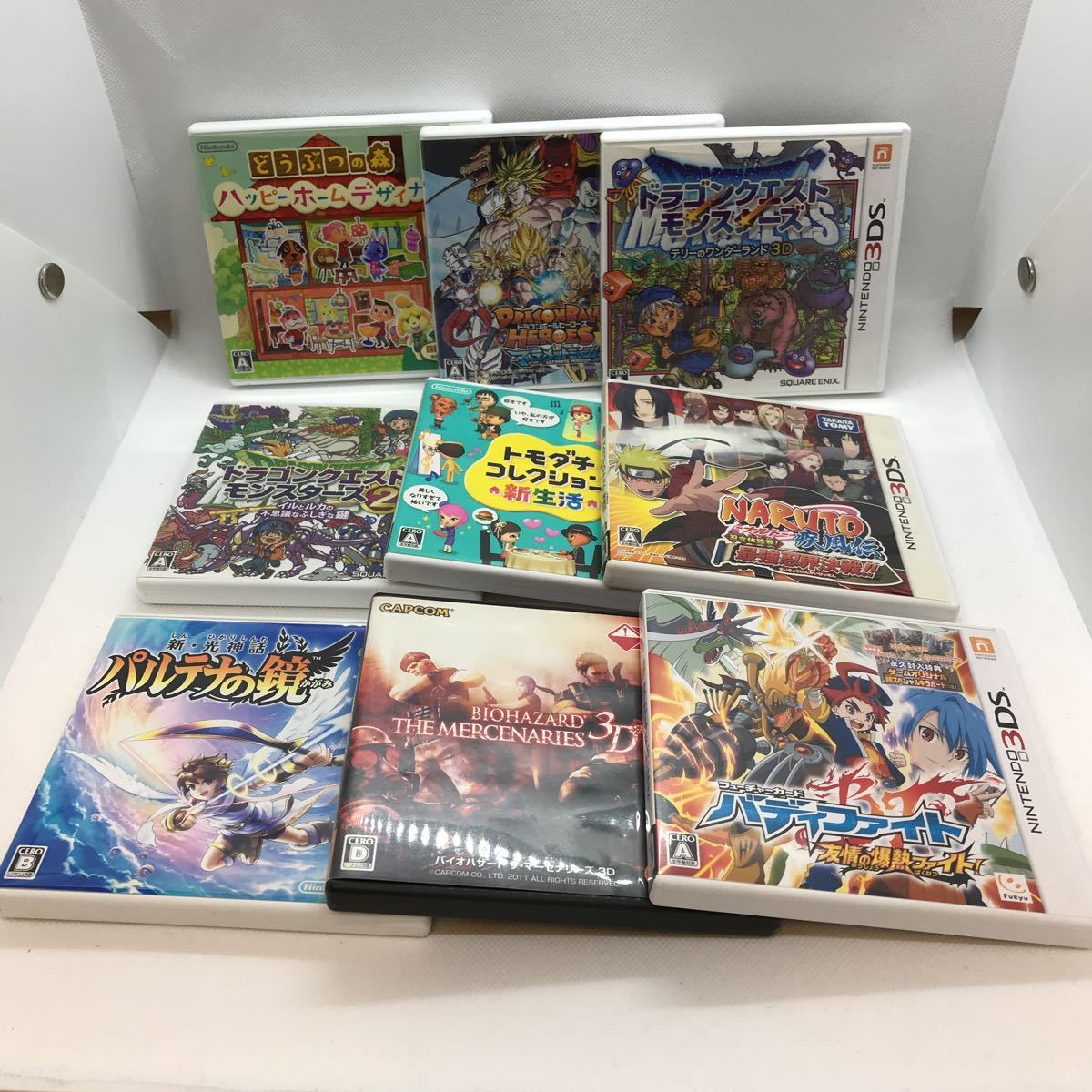 送料無料】 ニンテンドー3DSソフト まとめ売り アラカルト 33本 ケース