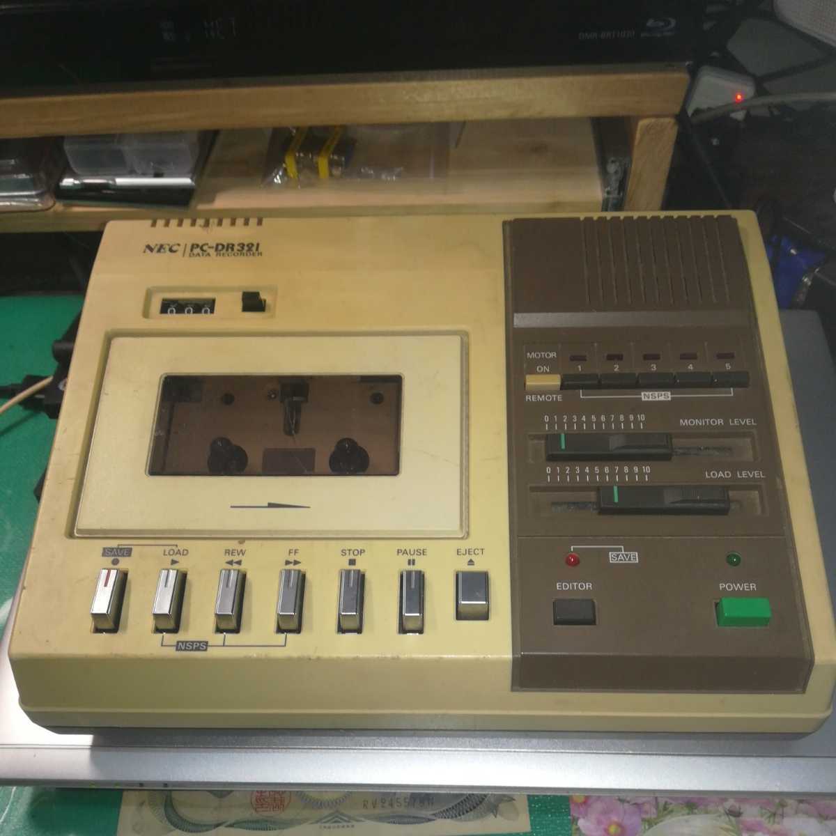 NEC Yahoo!オークション メルカリ データレコーダ PC-DR311 修理品 MSX
