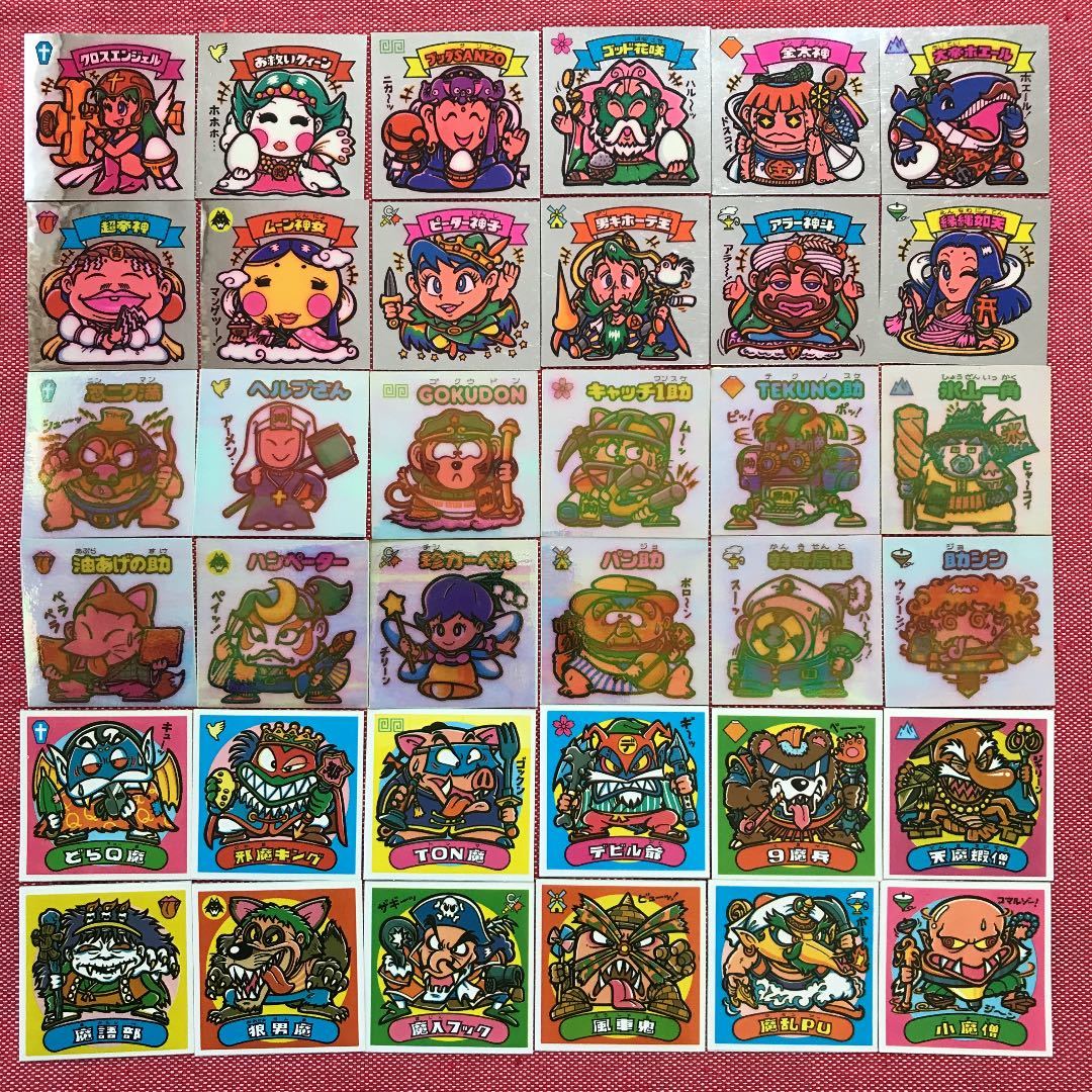 フルコンプ】アイス版ビックリマンシール第6弾 旧ビックリマン