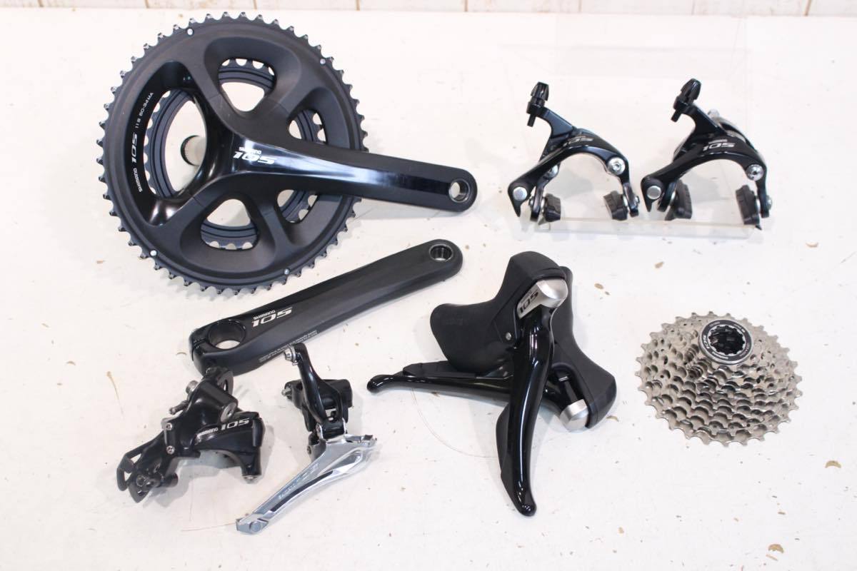 新作登場，高品質 SHIMANO シマノ 5800シリーズ 105 2x11s グループセット 170mm SS 34.9mmバンド ブラック(パーツセット)｜売買されたオークション情報、yahooの商品情報をアーカイブ公開 - オークファン パーツセット