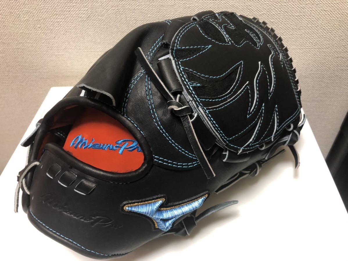 新品・限定品】ミズノプロ 硬式 投手用 前田健太モデル ダイバーシティブルー ミズノプロ 硬式投手用グローブ ダイバーシティブルー made in Japan