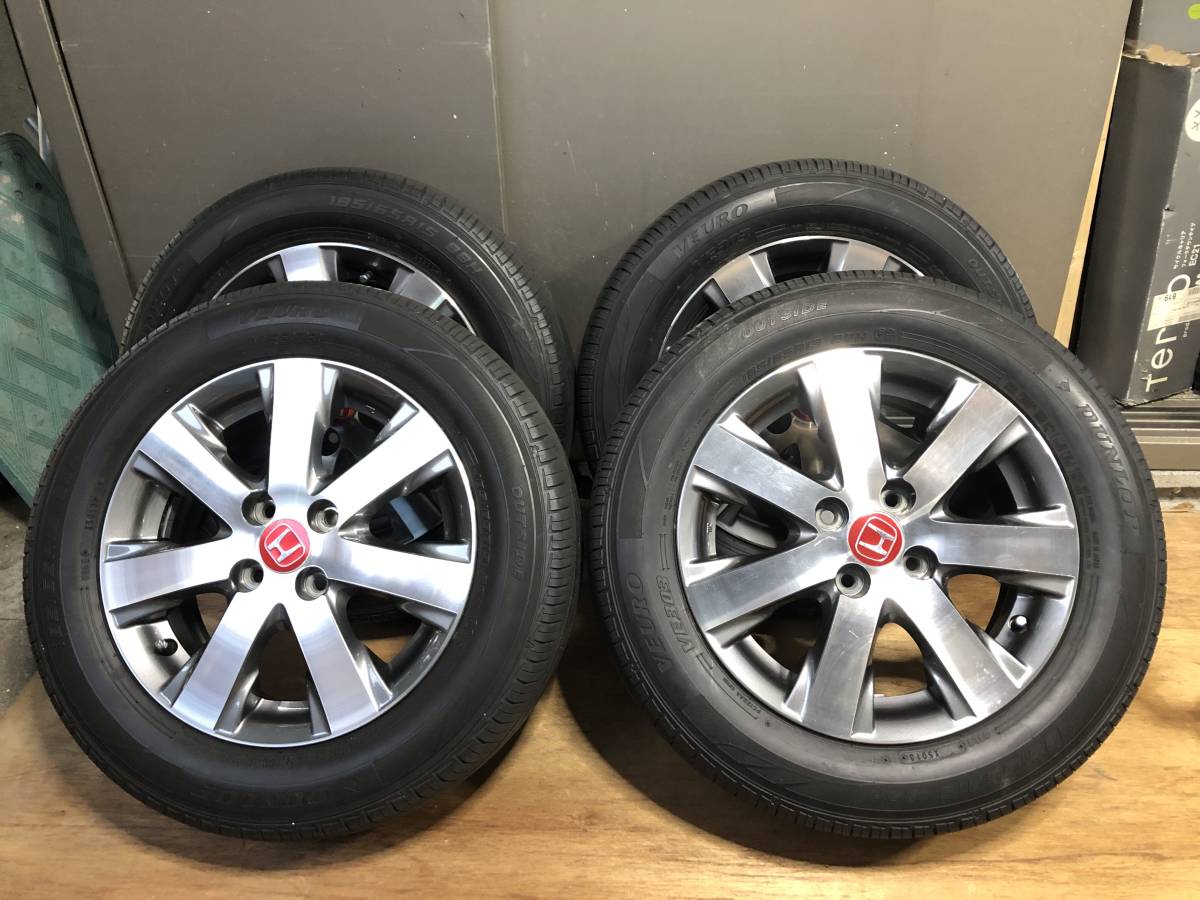 ホンダ フリード 15インチ 純正アルミホイール タイヤ付き 4本セット