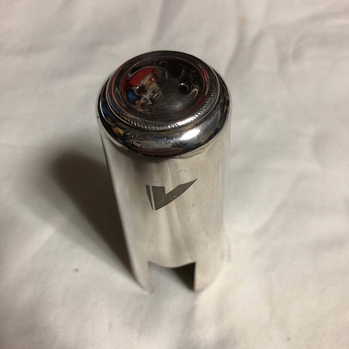 Vandoren バンドレン バスクラリネット リガチャー 銀メッキ_7