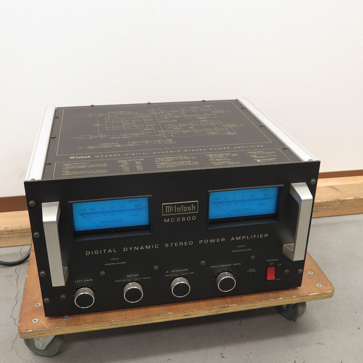 オーディオアンプ McIntosh EF-12591 マッキン トッシュ アンプ