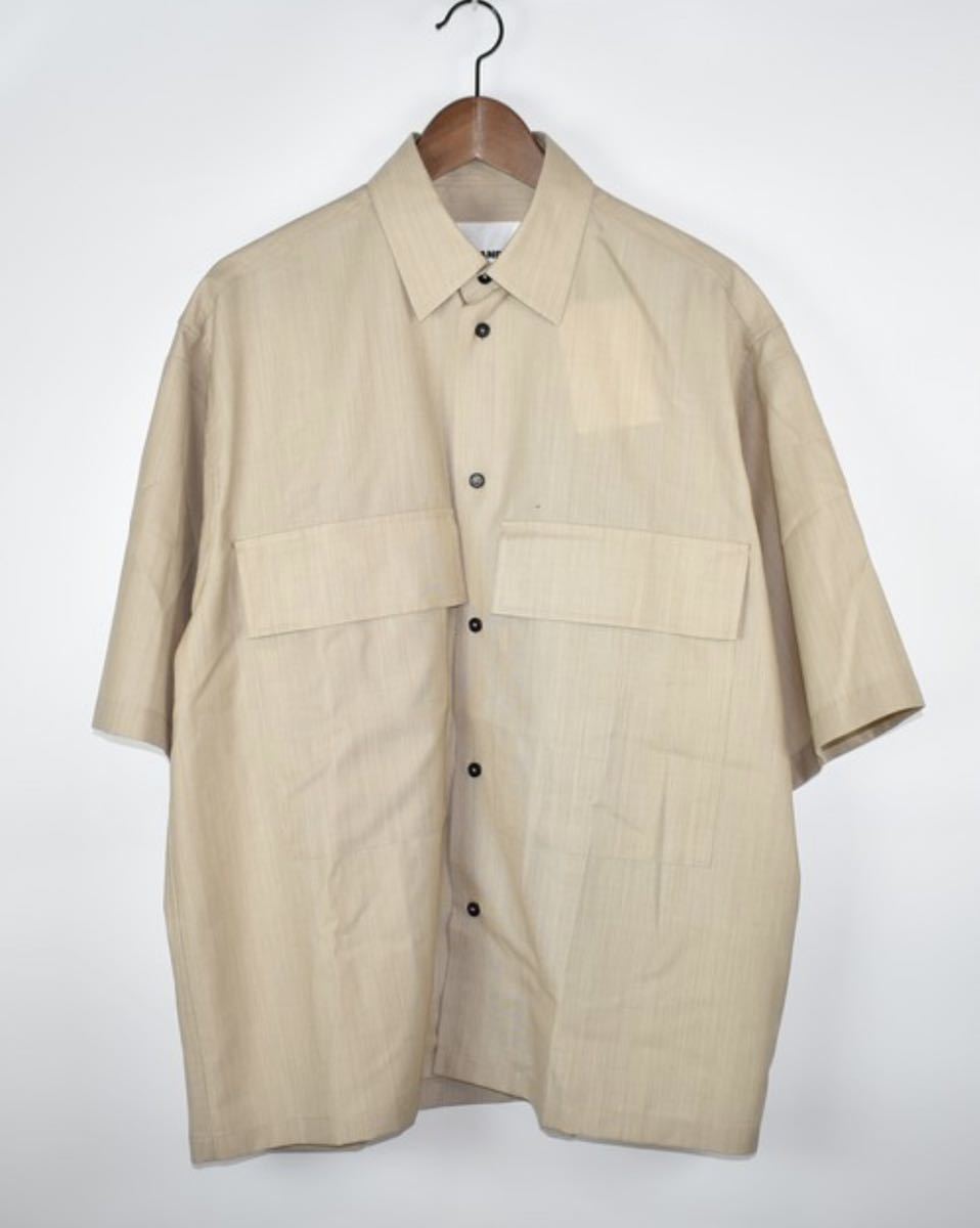JIL SANDER ジルサンダー 20SS ARIEL 半袖シャツ JSMQ741526 サイズ39 