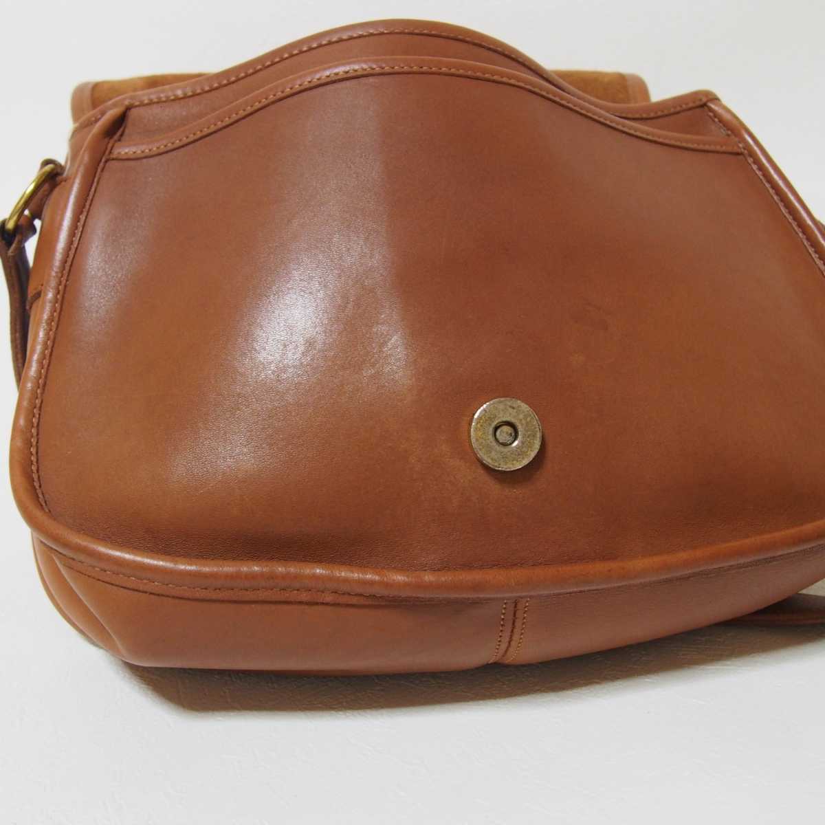 80s オールドコーチ ショルダーバッグ ブラウン キャメル OLD COACH 