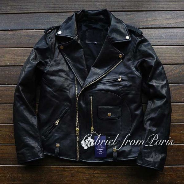  新作18万 最上級シープスキン 復刻50's J-24タイプ ダブル ライダース ビンテージ タンニンなめし 革ジャン レザージャケット/54/XXXL(XLサイズ以上)｜売買されたオークション情報、yahooの商 男性用