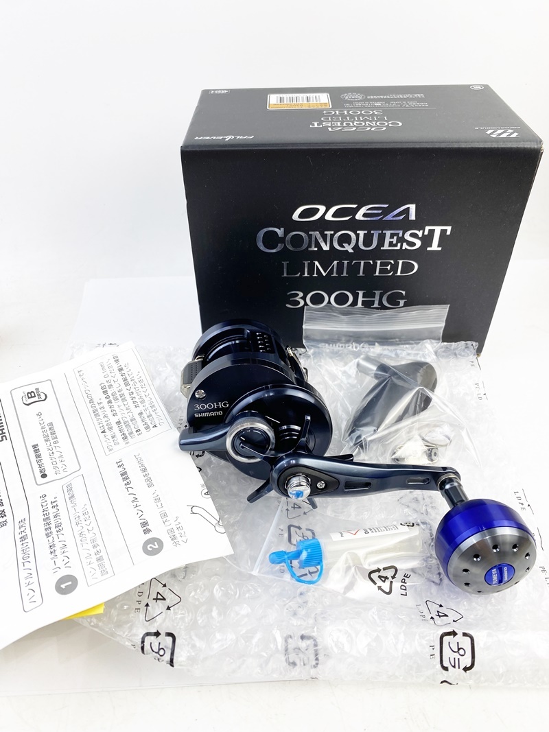 SALE，大人気 シマノ SHIMANO オシアOCEA コンクエスト LIMITED 300HG 1円スタート YUMEYA パワーハンドルノブ(シマノ)｜売買されたオークション情報、yahooの商品情報をアーカイブ公開 - オークファン シマノ