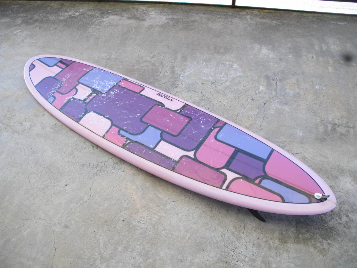 【人気セール，限定セール】 C6J送 SCELL ファンボード 7'4 サーフィン 送D 222 56 6(7.0フィート～)｜売買されたオークション情報、yahooの商品情報をアーカイブ公開 - オークファン ロングボード