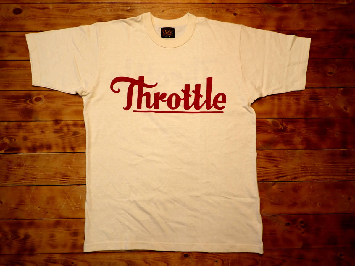 k*e様 POWER WEAR Throttle Tシャツ クリーム色 POWER WEAR Throttle Tシャツ クリーム色 | ヤマダウェブコム