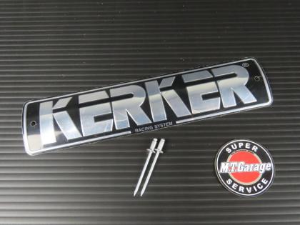 ◇送料無料◇KERKER カーカー マフラーエンブレム 旧ロゴ 未使用品 (検