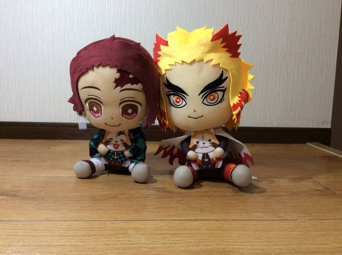 鬼滅の刃 ラスカル コラボbigぬいぐるみvol 3 全2種セット あらいぐまラスカル 売買されたオークション情報 Yahooの商品情報をアーカイブ公開 オークファン Aucfan Com