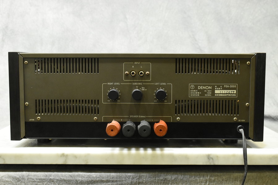 DENON デノン POA-3000 パワーアンプ【ジャンク品】 ジャンク品 DENON