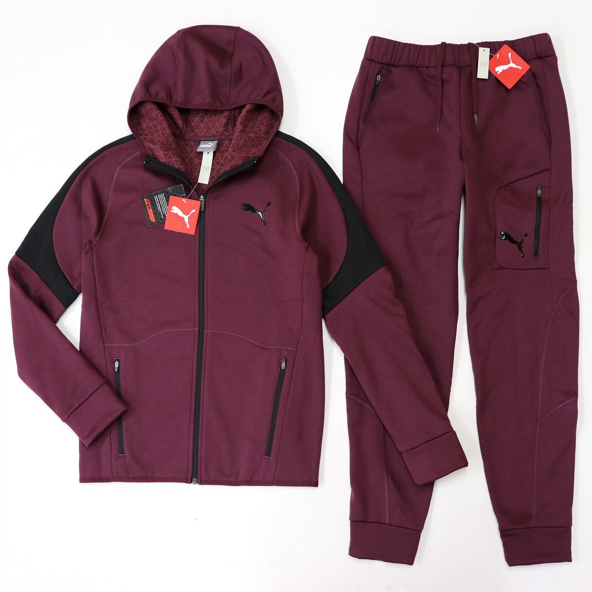 高品質，爆買い プーマ PUMA 定価16500円 メンズ 暖かい 裏フリース スウェット 上下セット スーツ SET エンジ SET853897-22-L 五 弐 QWER(スウェット)｜売買されたオークション情報、yahooの商品情報をアーカイブ公開 スウェット