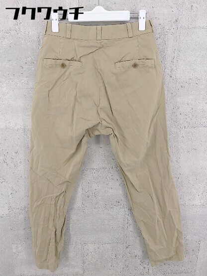 PANTS YAECA CHINO ヤエカ (ヤエカ) CLOTH CREASED YAECA（カラーベージュ）（ズボン・パンツ TAPERED &frasl; &frasl;メンズ チノパンツ ワイドテーパード カーキ by クライミングパンツ