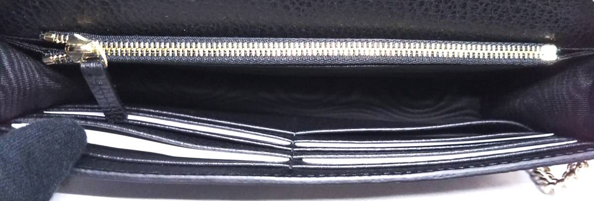 即決】グッチ GUCCI チェーンウォレット インターロッキングG 466506