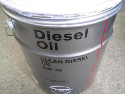 5W-30 20L 日産 | C3 日産（NISSAN）⁄CLEAN DIESEL OIL 品番 クリーン