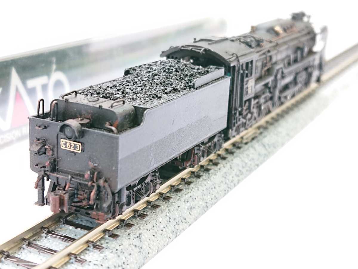 KATO C62 3 煙室扉開閉可能仕様 北海道仕様 塗装加工品_3