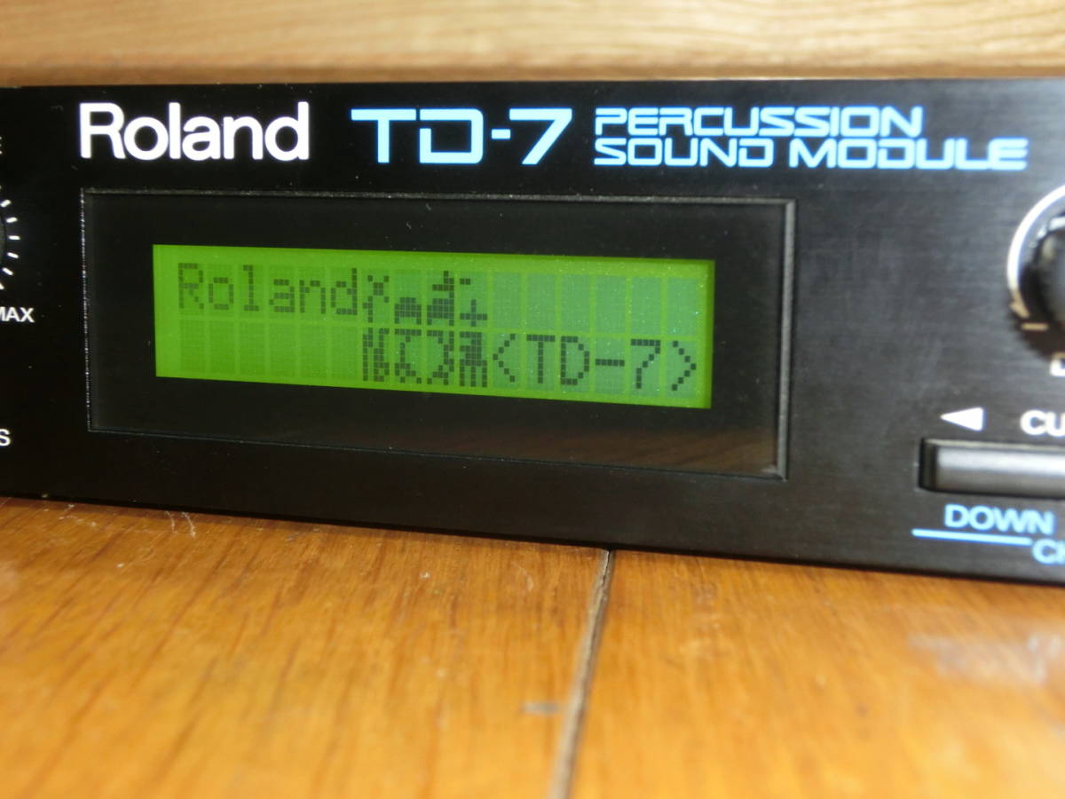 Roland TD-7 パーカッションサウンドモジュール 通販 相場 ROLAND TD-7 PERCUSSION SOUND MODULE☆ローランド 電子