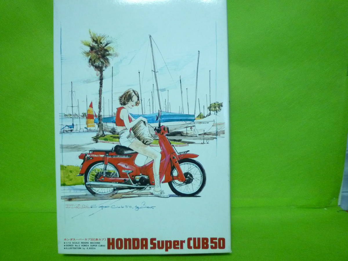 ホンダ スーパーカブ - バンダイ1⁄12 Yahoo!オークション 赤 Super