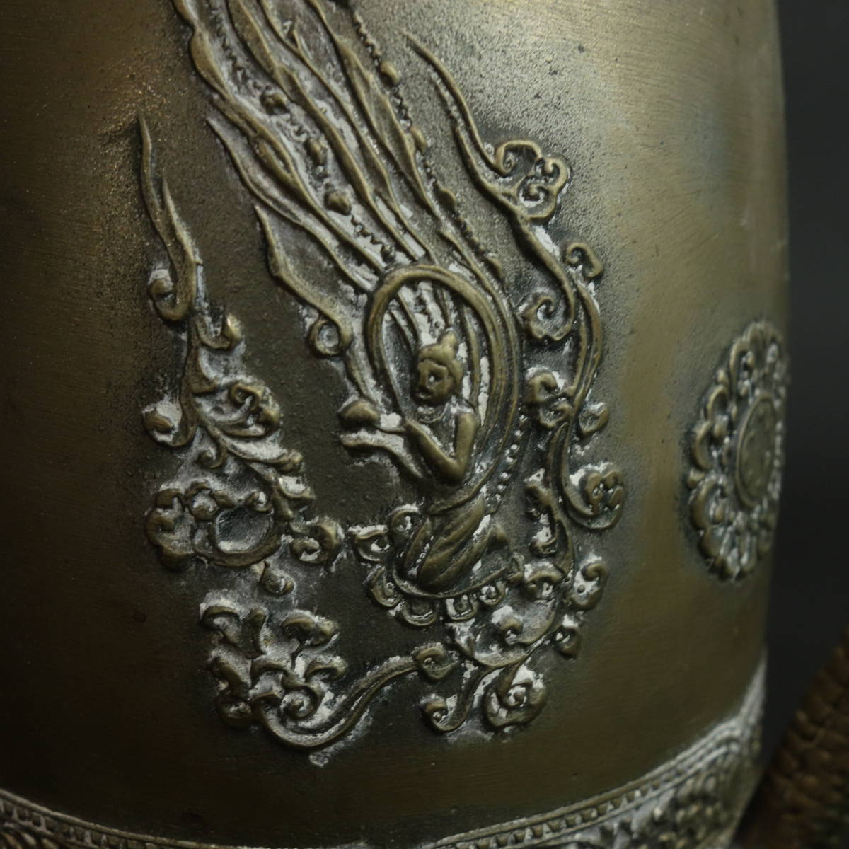 大得価，100%新品】 金属工芸 龍 喚鐘 高さ30.5cm 重さ2.7