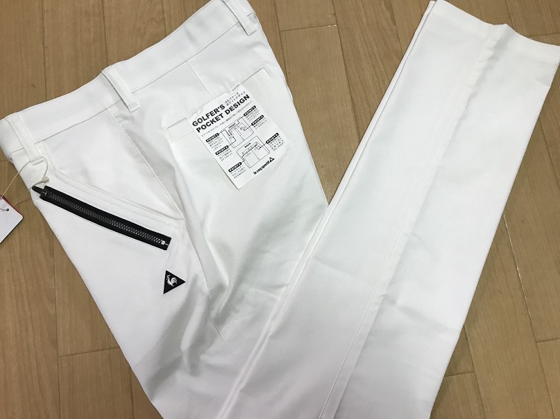 【爆買い，高品質】 Le coq sportif GOLF ルコックゴルフ テーパードロングパンツ QGMNJD07 WH00 ８５(84cm～)｜売買されたオークション情報、yahooの商品情報をアーカイブ公開 - オークファン パンツ、スラックス