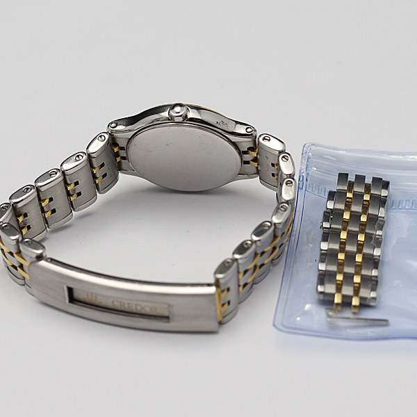 1円☆稼働品【セイコー/SEIKO】クレドール 7371-0040 18KT×SS コンビ