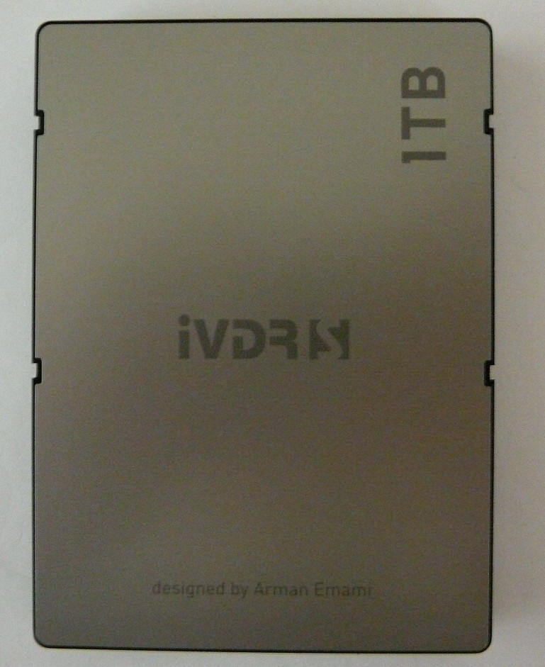 中古iVDR-S HDD 1TB Verbatim 36786 中古・最終iVDR-S HDD 1TB