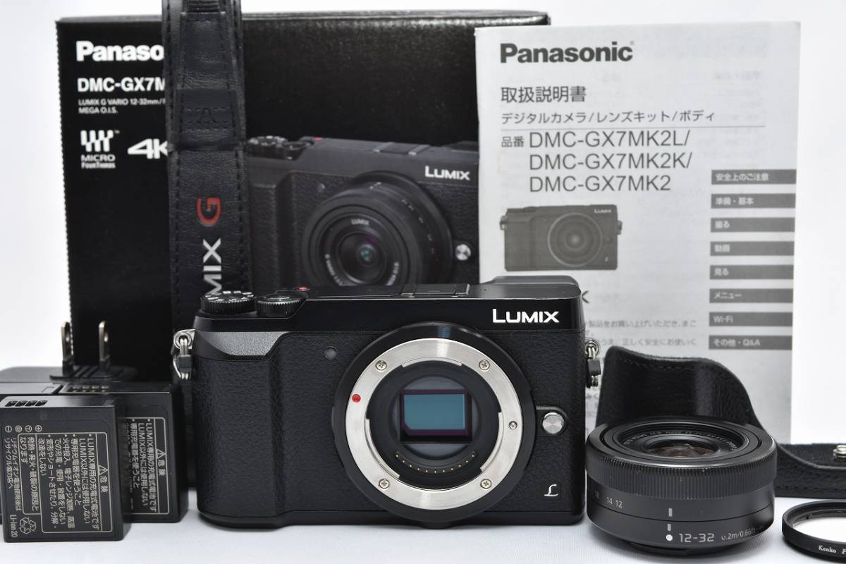 良品☆Panasonic パナソニック DMC-GX7MK2K ブラック レンズキット(G