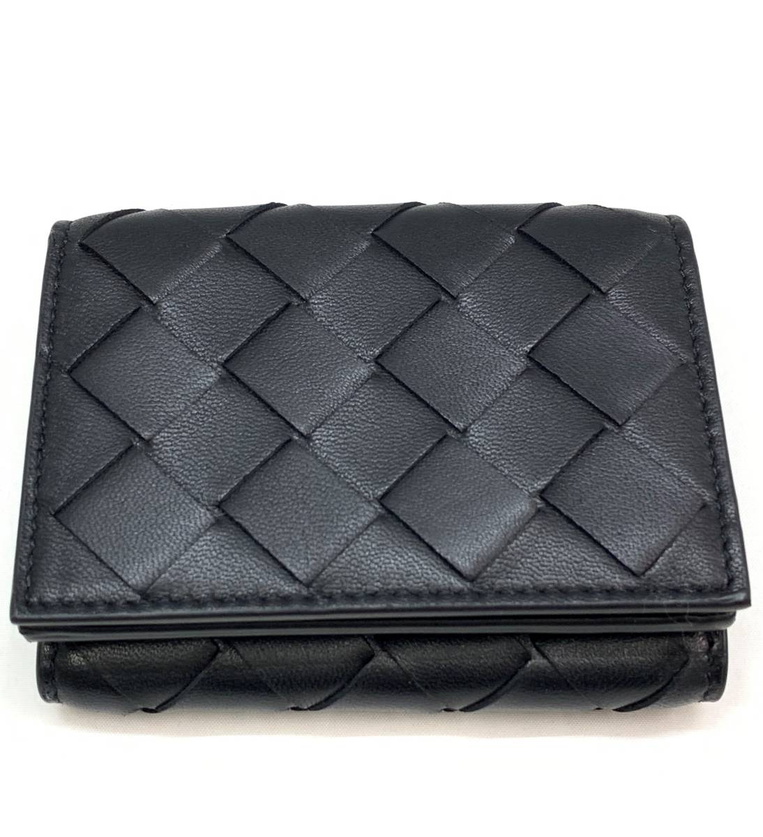 新品 Bottega Veneta イントレ 3つ折り ミニ ウォレット ボッテガ
