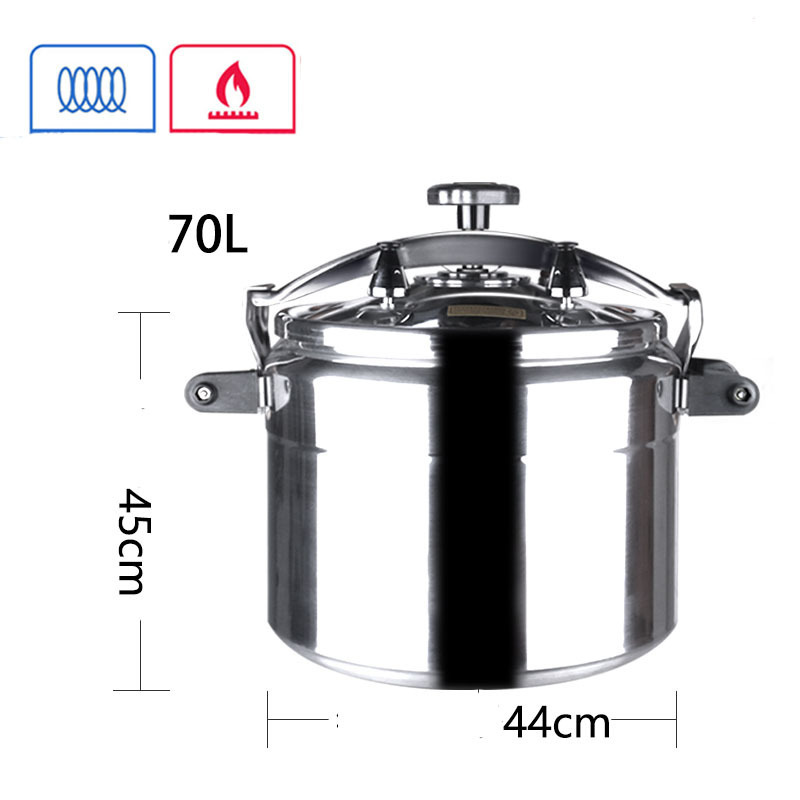 【新作，セール】 業務用圧力鍋 調理器具 アルミニウム合金 家庭用圧力鍋 70L 適用人数約90人 ガス火/IH対応 超実用(圧力鍋)｜売買されたオークション情報、yahooの商品情報をアーカイブ公開 - オークファン 圧力鍋