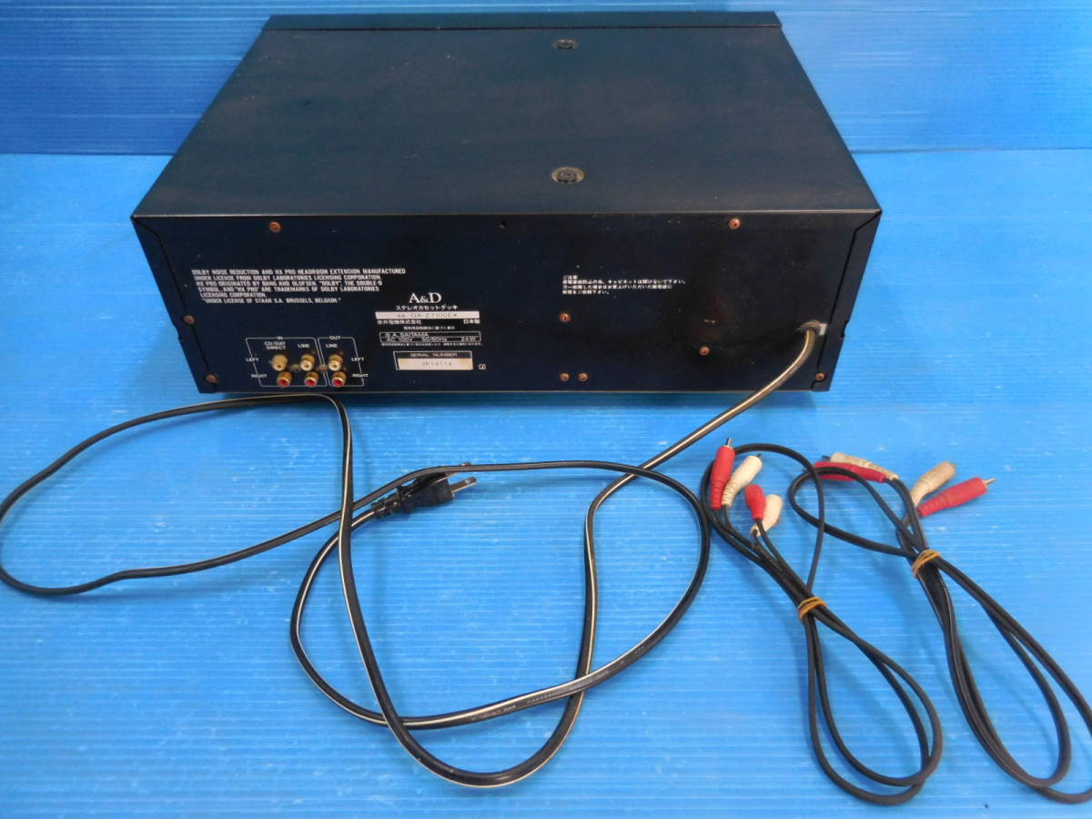 A&D GX-Z7100EX カセットデッキ ジャンク品