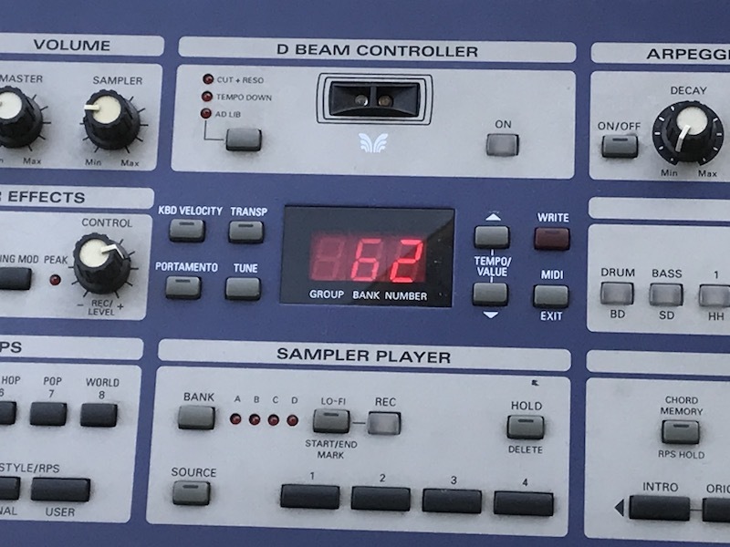 1円～ROLAND ローランド EG-101 グルーブキーボード シンセサイザー b