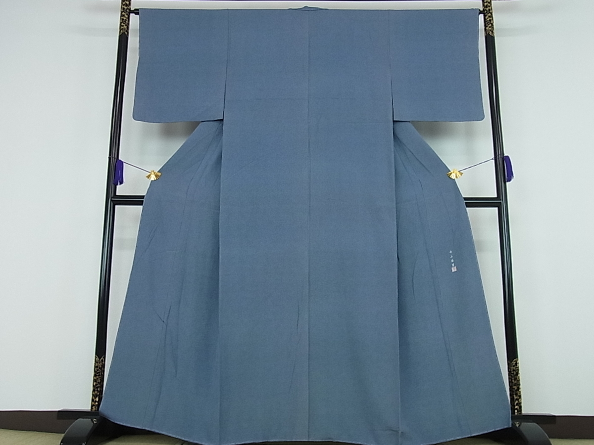 江戸小紋伝統工芸士 故 寺山存男≪仕・中古美品≫創作正絹手加工友禅 
