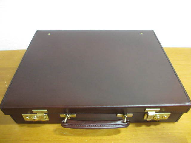 スウェイン・アドニー・ブリッグ/SWAINE ADENEY BRIGG　アタッシェケース　中古美品　銀座和光