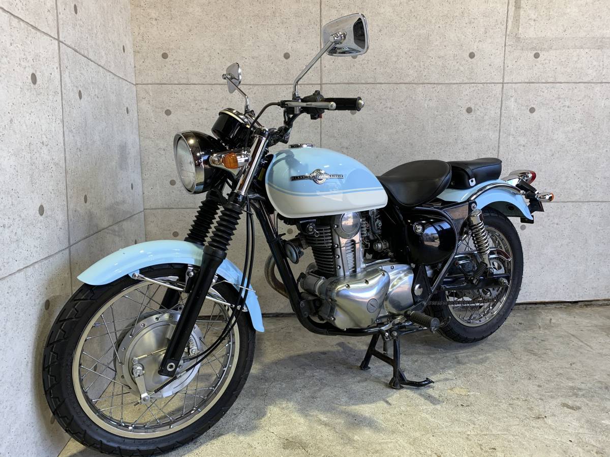 エストレヤ エストレア BJ250 スカイブルー W250 絶版車 横浜 メグロ