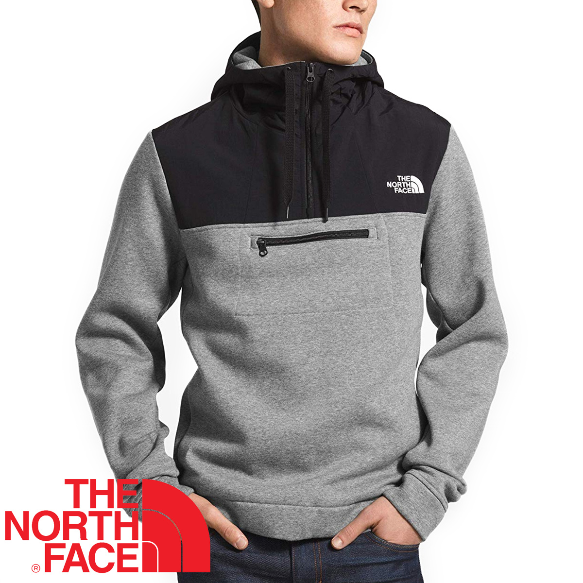 数量限定，最新作 本物 USA購入 THE NORTH FACE ノースフェイス Rivington Pullover Hoodie グレー / M アノラック パーカー 海外限定(トップス)｜売買されたオークション情報、yahooの商品情報をアーカイブ公開 - オークファ 男性用