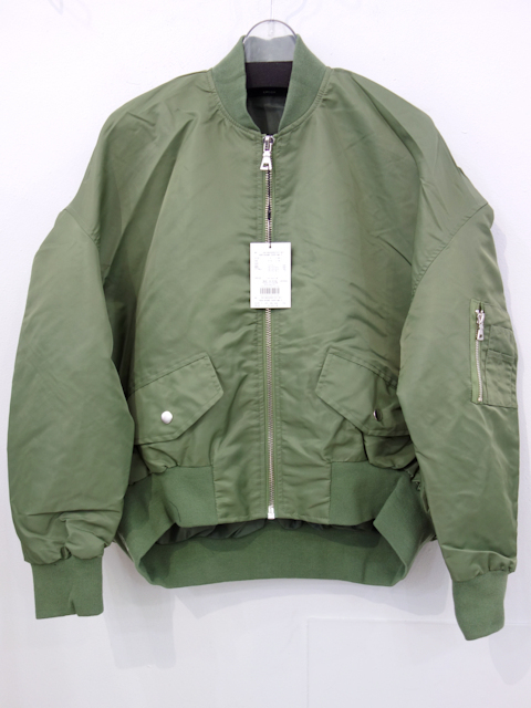 新品 定価1万円 エモダ 春 ビッグ MA1 ボンバージャケット カーキ 