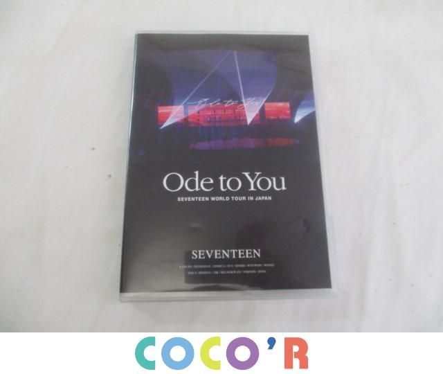 同梱可】中古品 韓流 SEVENTEEN WORLD TOUR 'ODE TO YOU' IN JAPAN DVD