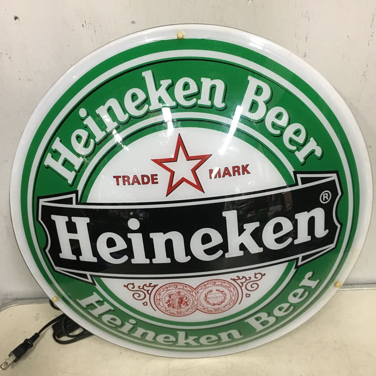 ハイネケン ライト看板 プラスチック製☆ハイネケン Heineken ビール