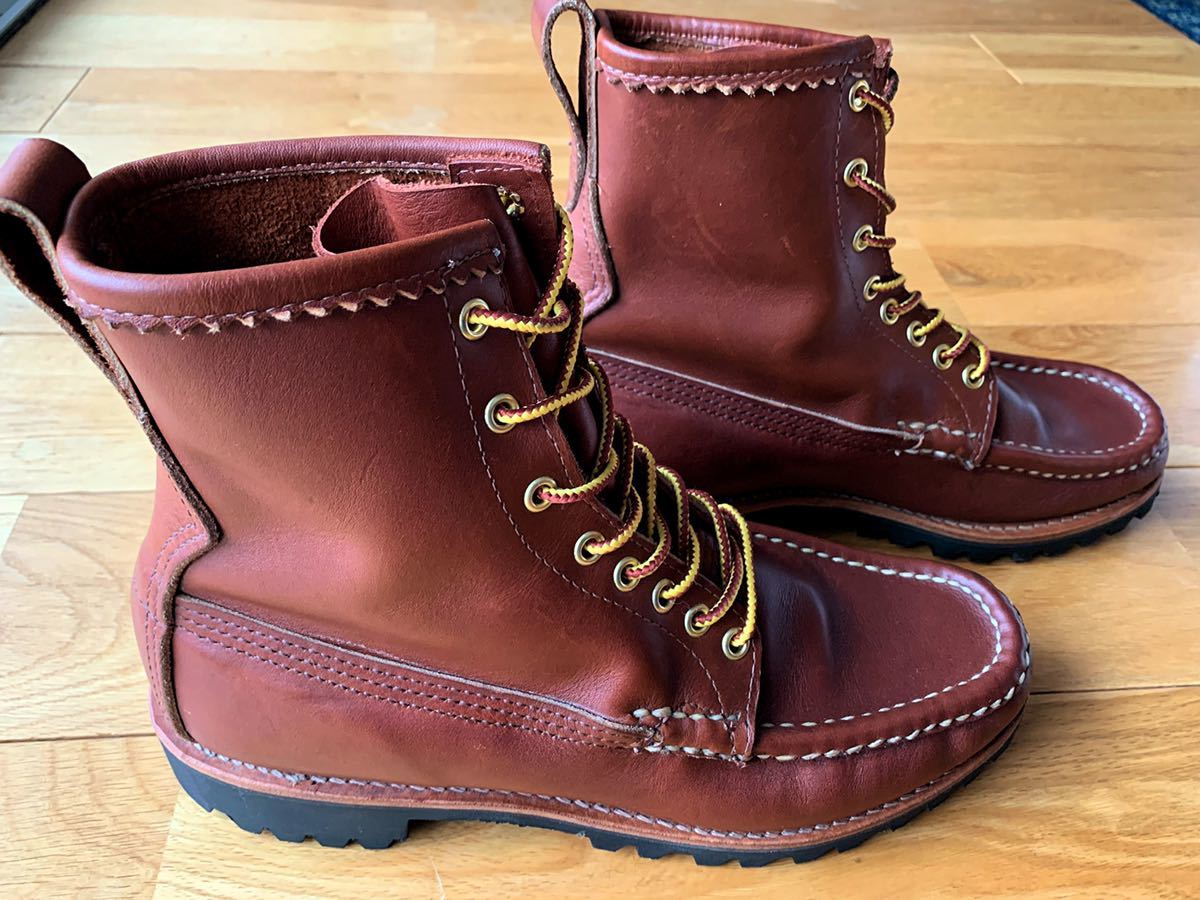 極美品】 RUSSELL MOCCASIN ハイカー 8EE 26cm アメリカ製 ブーツ 靴 