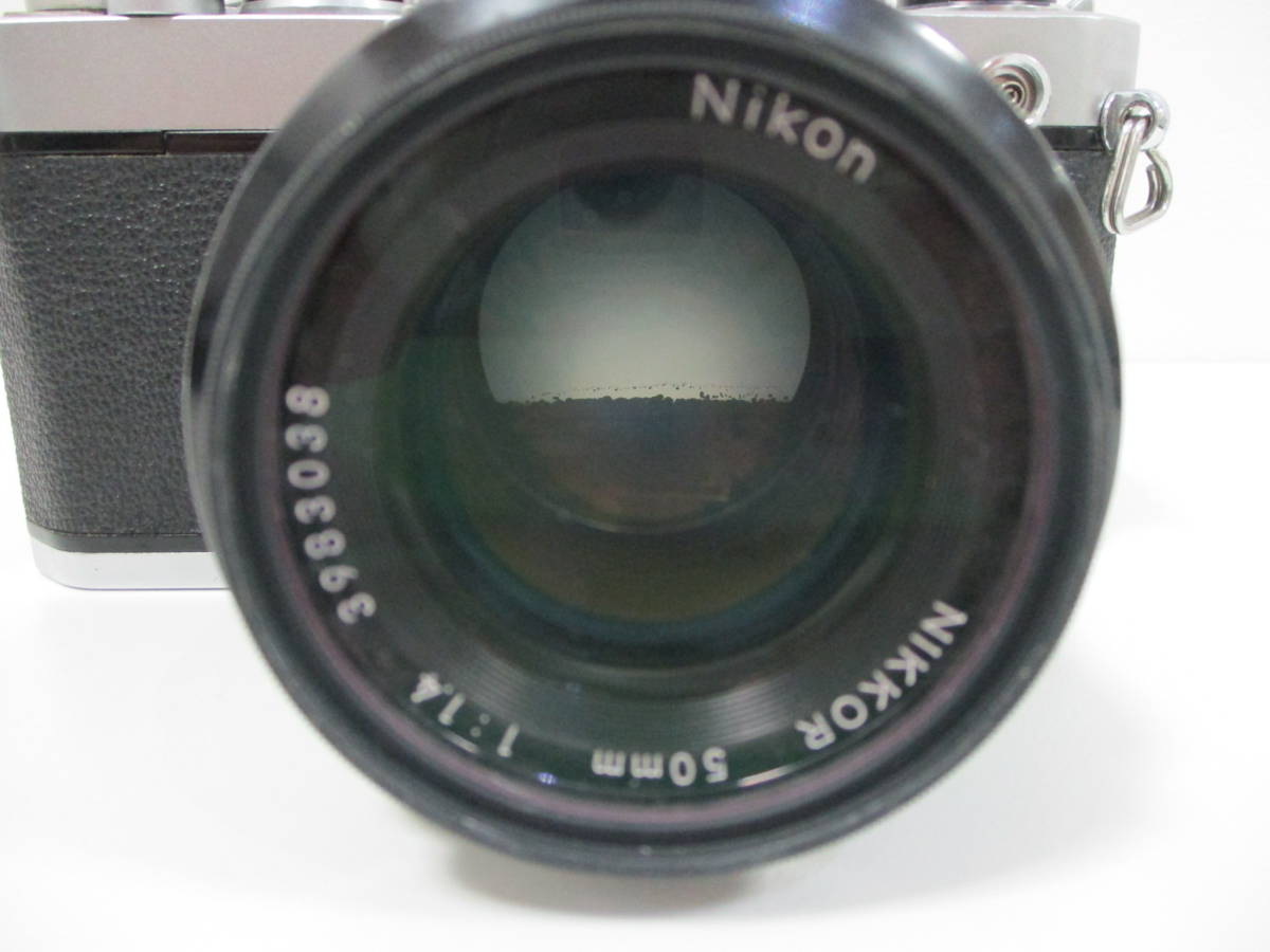 【15035】Nikon FM　ニコン　NIKKOR 50mm 1:1.4　レンズ　フィルムカメラ　動作未確認　シャッターは切れました　ジャンク品 Nikon 50mm : NIKON ボディ Nikkor