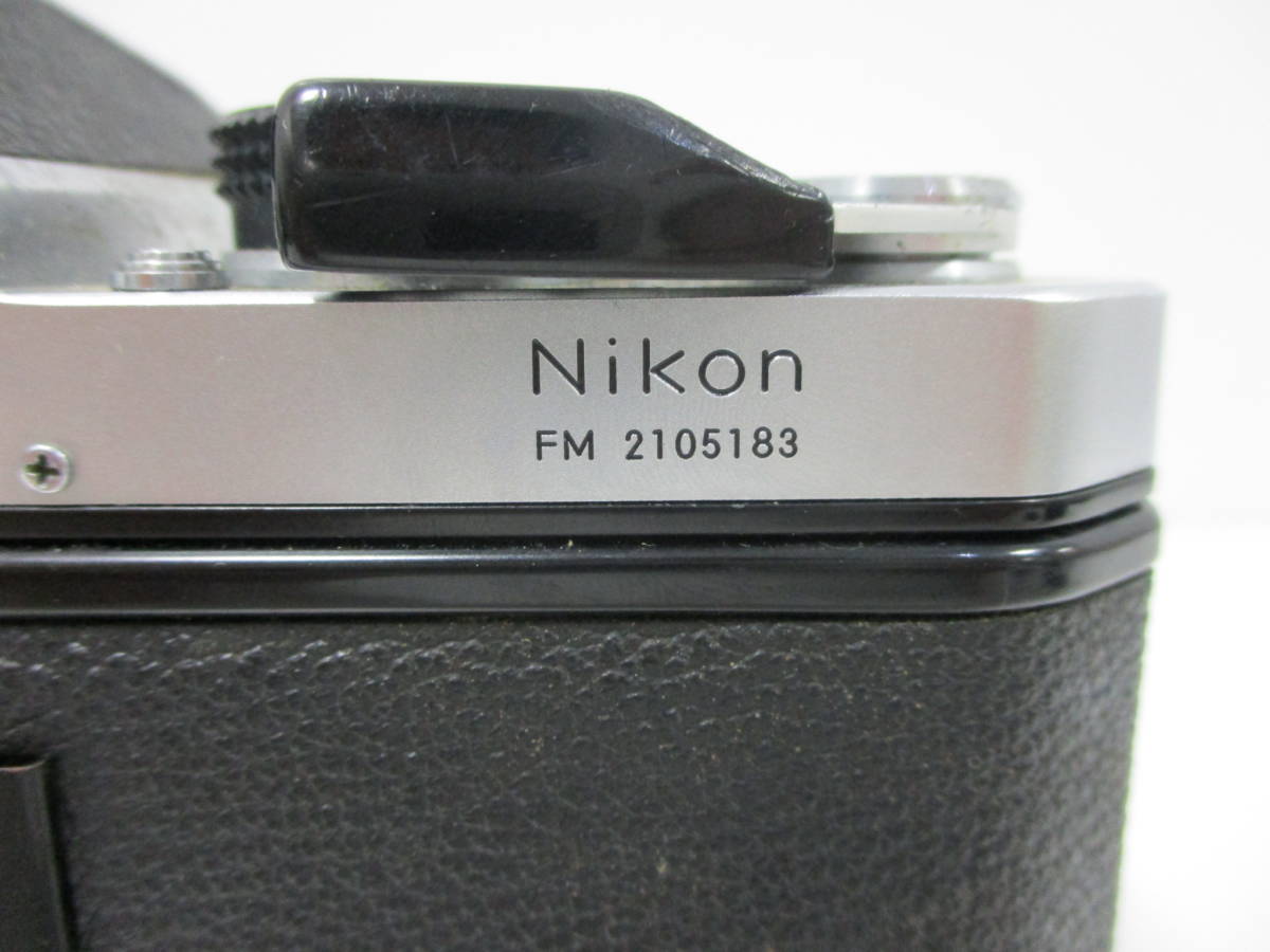 【15035】Nikon FM　ニコン　NIKKOR 50mm 1:1.4　レンズ　フィルムカメラ　動作未確認　シャッターは切れました　ジャンク品 Nikon 50mm : NIKON ボディ Nikkor