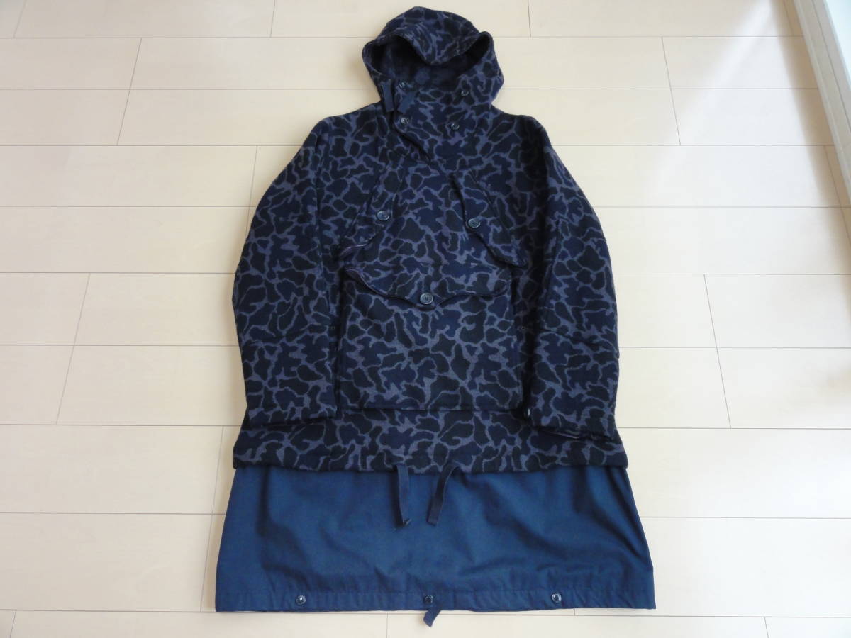 名作 12FW ENGINEERED GARMENTS Over Parka Wool Camo エンジニアード 