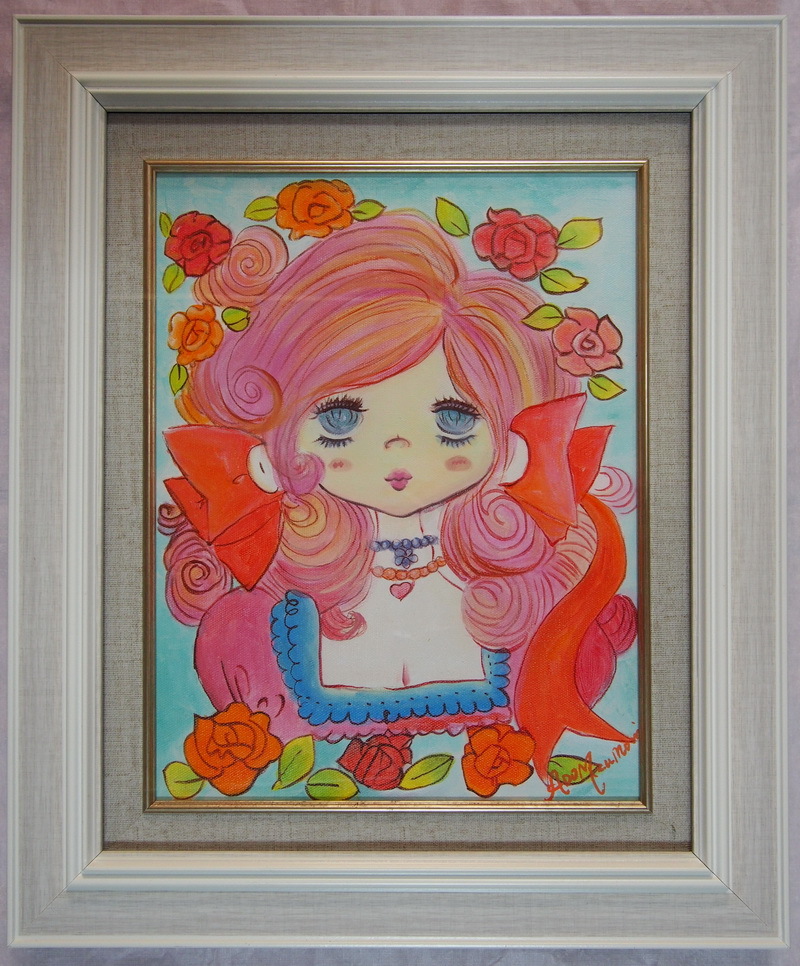  少女人物作 亜土 F6 日本 模写油彩 額装(人物画)｜売買されたオークション情報、yahooの商品情報をアーカイブ公開 - オークファン 人物画