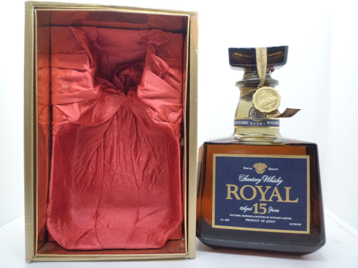 未開栓 古酒】【1000円スタート】SUNTORY ROYAL 15年 サントリー