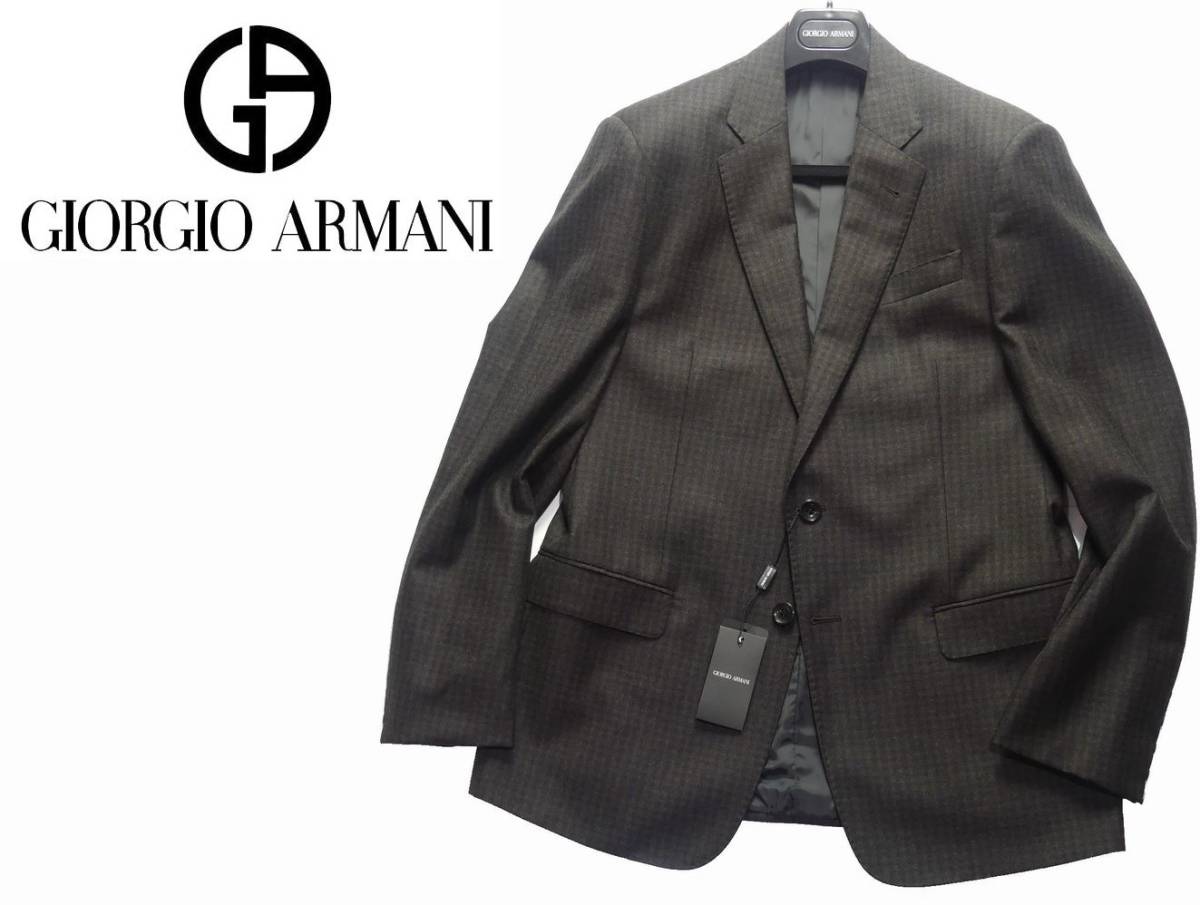 全国無料，最新作 袖加工後のお届けも可能 冬物310 000円 GIORGIO ARMANI 冬の気分 濃茶フランネル最高峰テーラードブレザー 48＝日本M(テーラードジャケット、ブレザー)｜売買されたオークション情報、yahooの商品 男性用