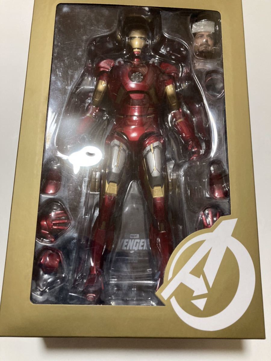 ホットトイズ ムービーマスターピース 1/6 アベンジャーズ MMS 185 アイアンマン・マーク7 中古品　開封済み_6