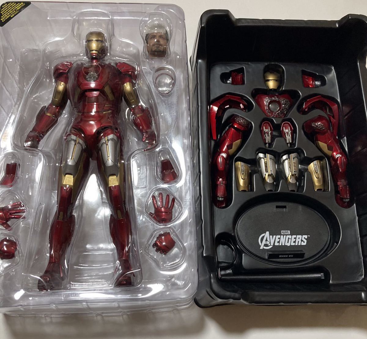 ホットトイズ ムービーマスターピース 1/6 アベンジャーズ MMS 185 アイアンマン・マーク7 中古品　開封済み_7